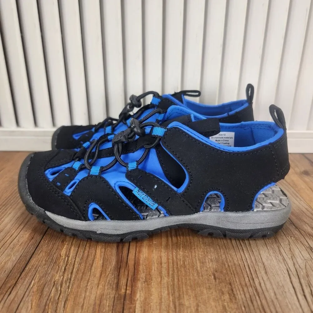 Northside Burke II Sport Sandal Toddler Sz 12 Black Royal Blue Hike Water Shoes
